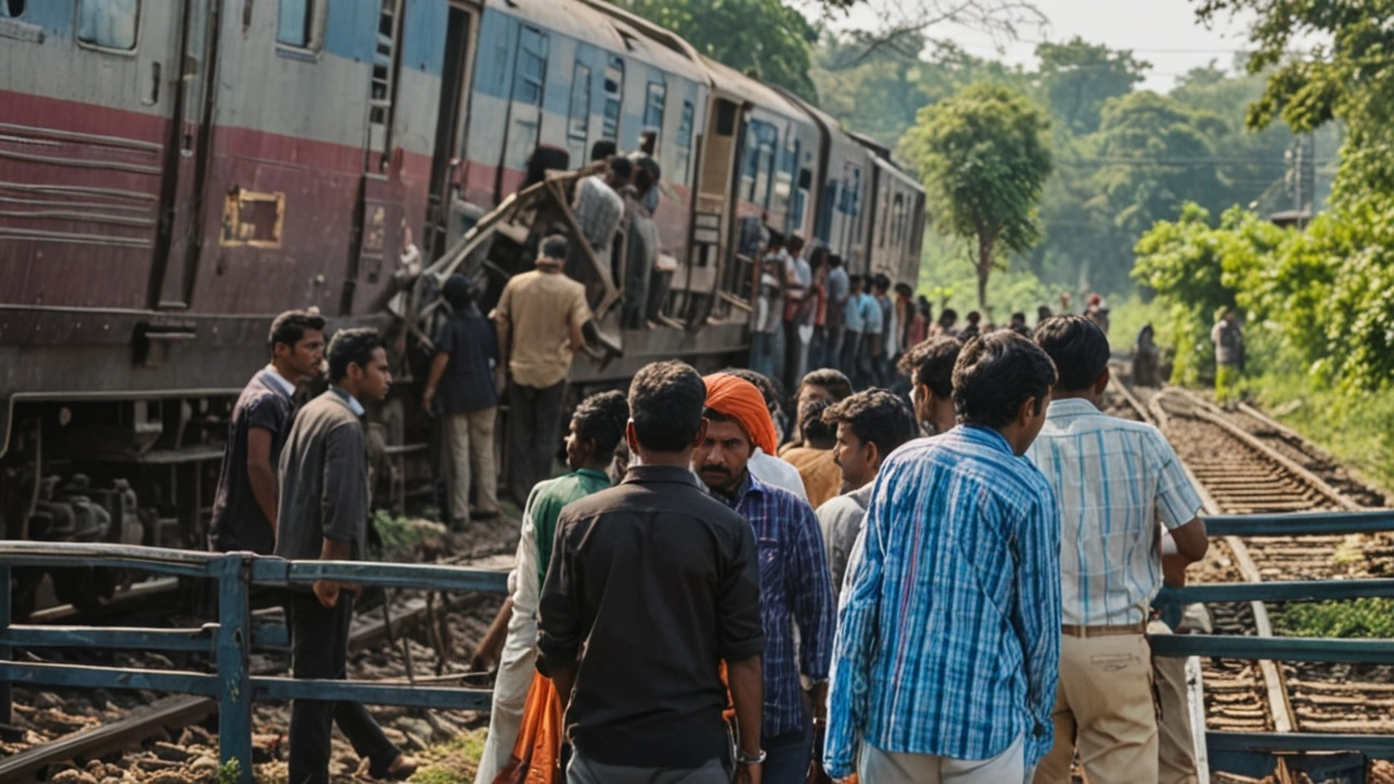 गोंडा, उत्तर प्रदेश में भीषण ट्रेन दुर्घटना: चंडीगढ़-दिब्रूगढ़ एक्सप्रेस पटरी से उतरी, 5 मृत और 25 घायल