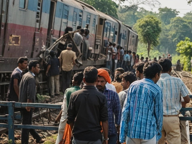 गोंडा, उत्तर प्रदेश में भीषण ट्रेन दुर्घटना: चंडीगढ़-दिब्रूगढ़ एक्सप्रेस पटरी से उतरी, 5 मृत और 25 घायल