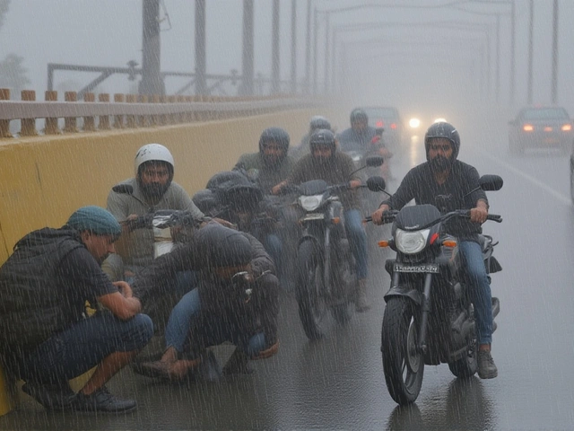 भारत मौसम विज्ञान विभाग ने उत्तर प्रदेश में 40‑50 किमी/घंटा तेज हवाओं के साथ भारी बारिश की चेतावनी जारी की